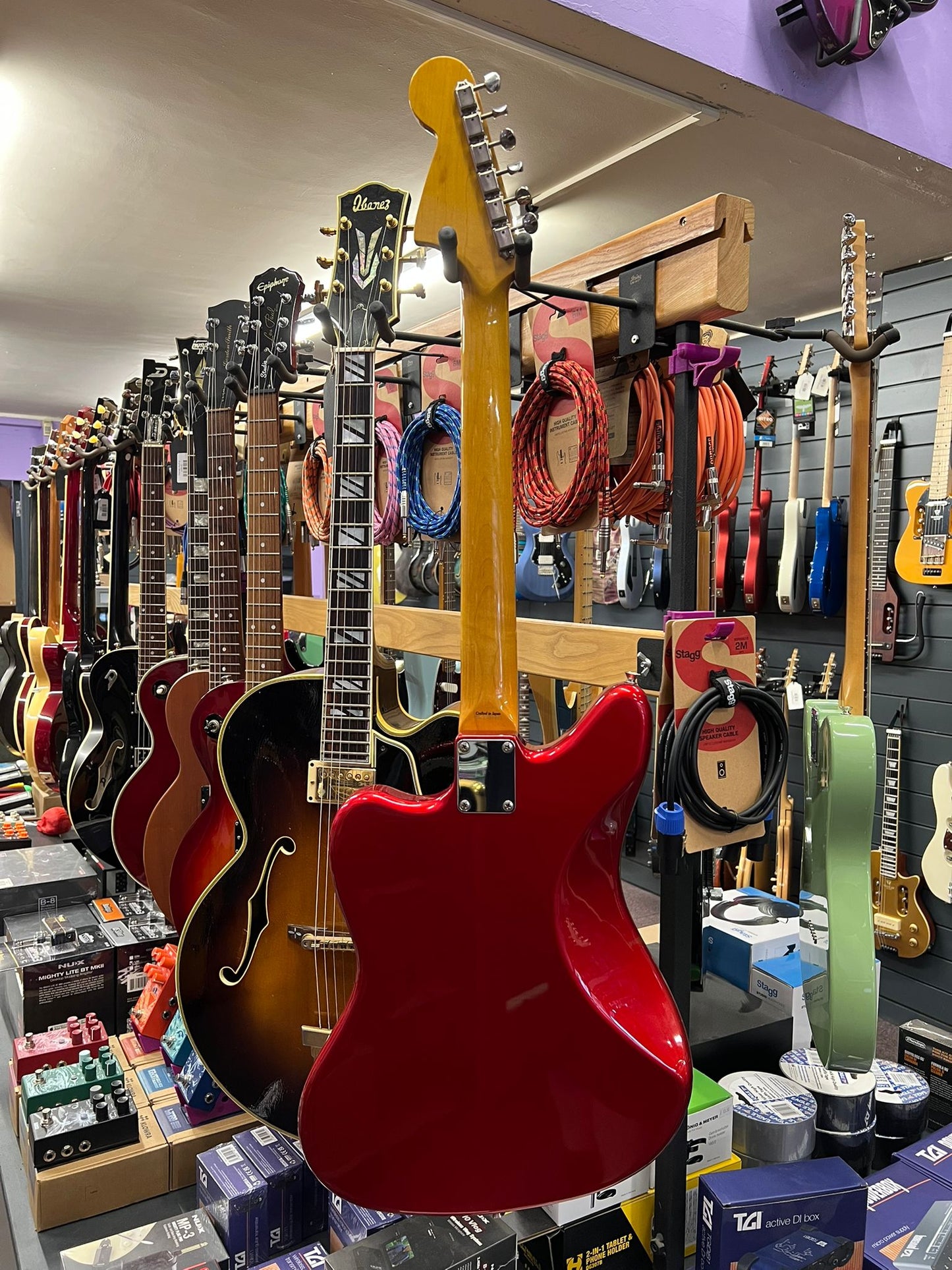 Fender MIJ JG-66 Jaguar - Candy Apple Red