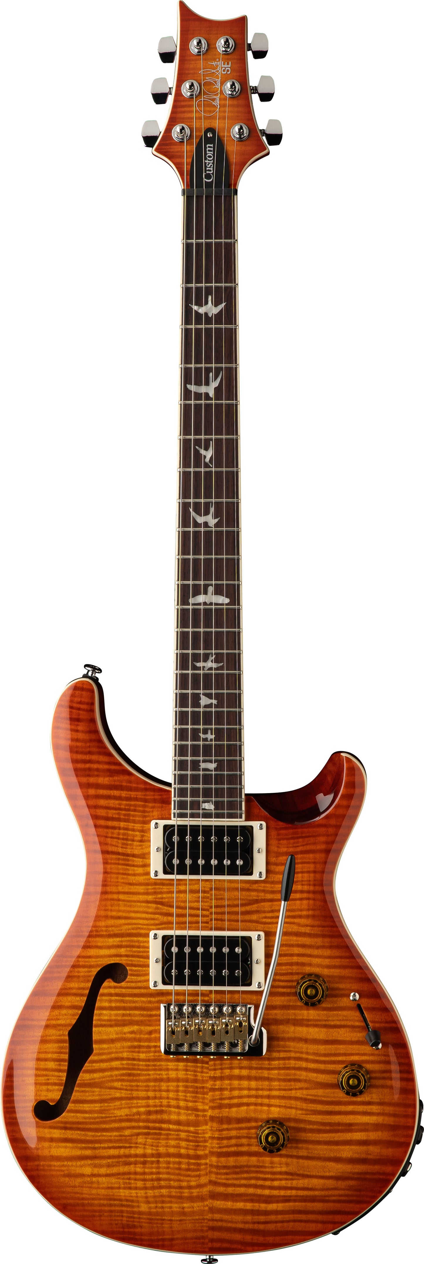 PRS SE Custom 24 Semi-Hollow Piezo - Vintage Sunburst