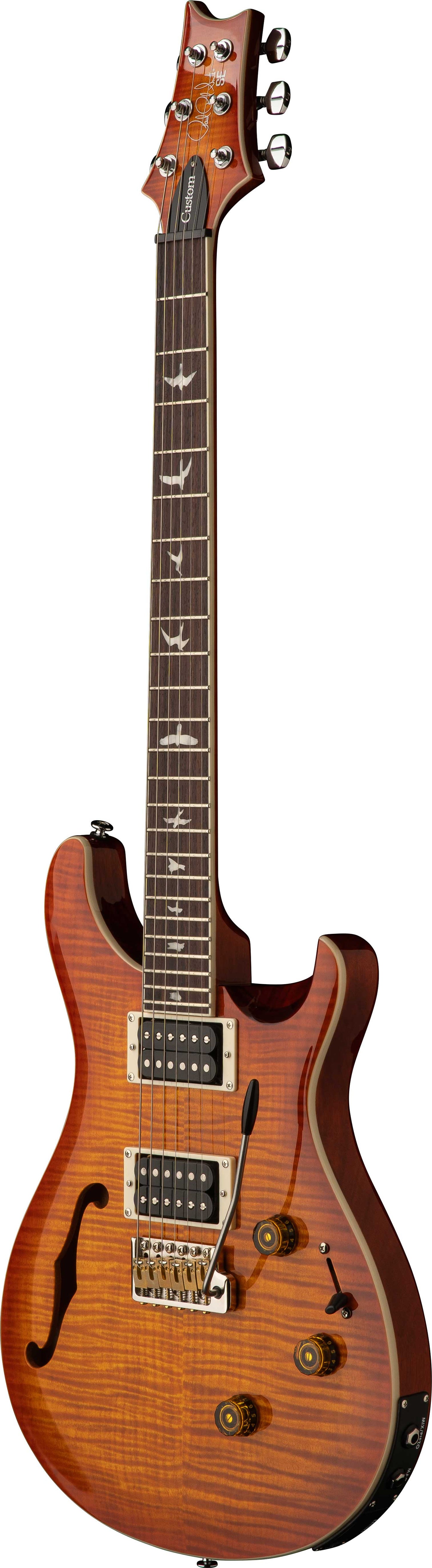PRS SE Custom 24 Semi-Hollow Piezo - Vintage Sunburst