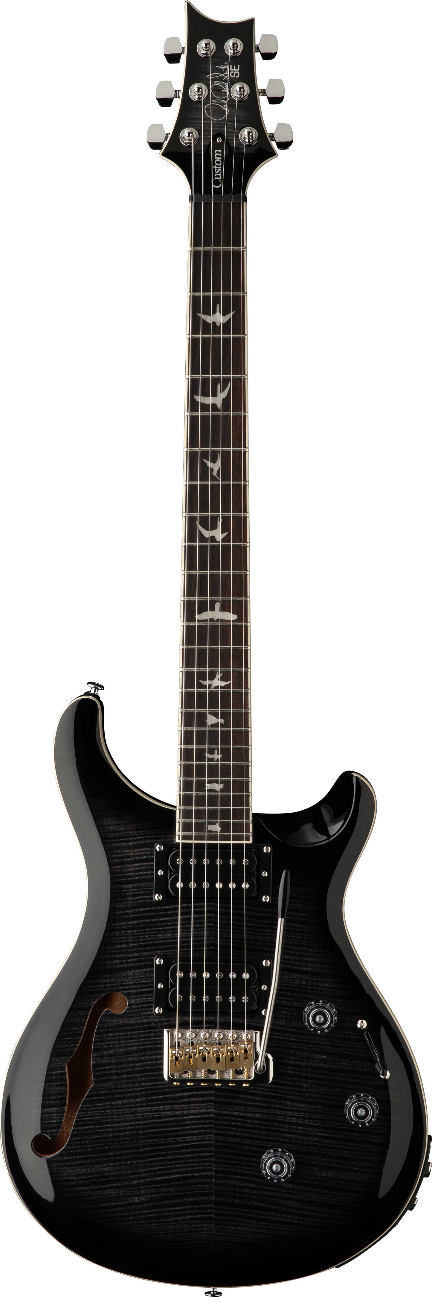 PRS SE Custom 24 Semi-Hollow Piezo - Charcoal
