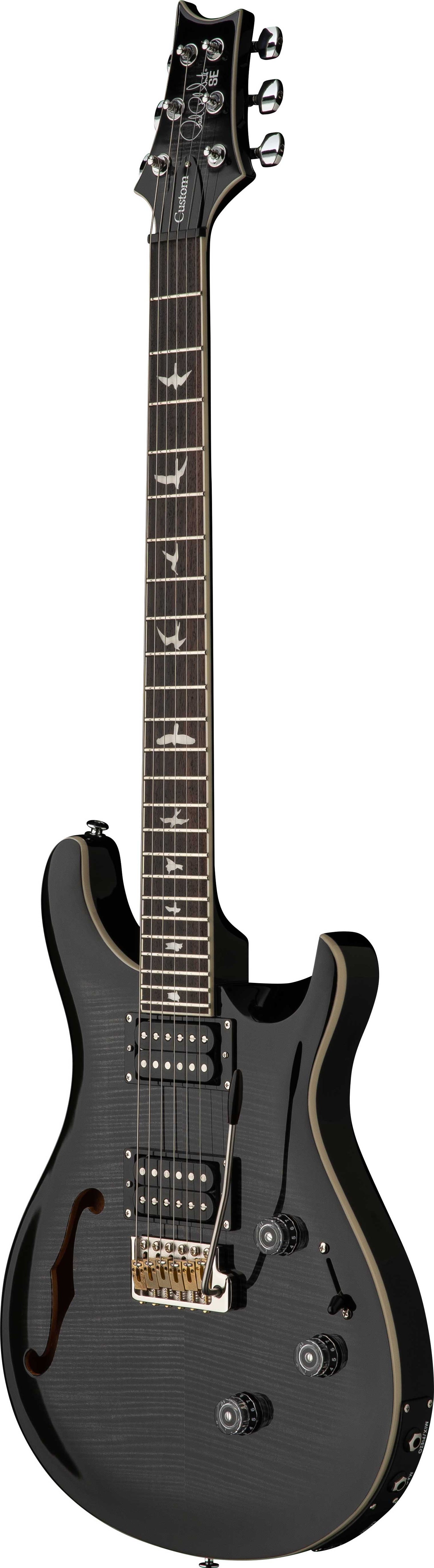 PRS SE Custom 24 Semi-Hollow Piezo - Charcoal