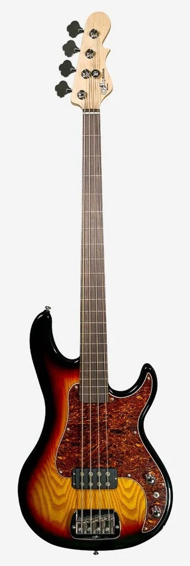 G&L Tribute Series Kiloton Rosewood Fretless - 3-Tone Sunburst