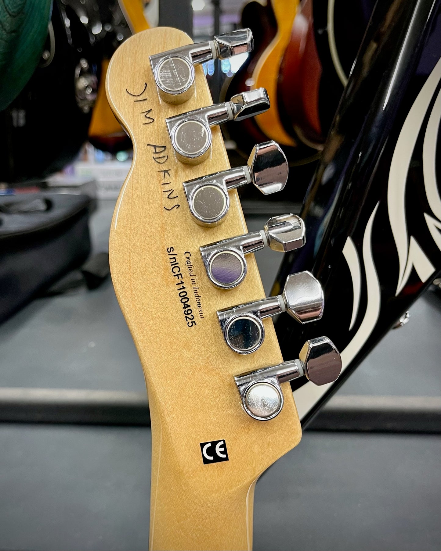 Fender JA90 Jim Adkins Telecaster Thinline - Natural (#ICF11004925)
