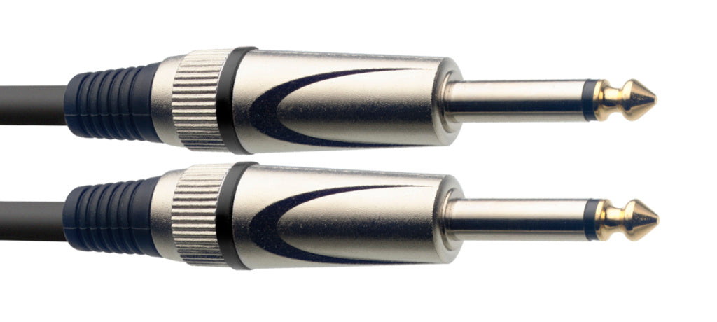 Stagg Instrument cable, 6m (20'), Heavy-duty Connectors