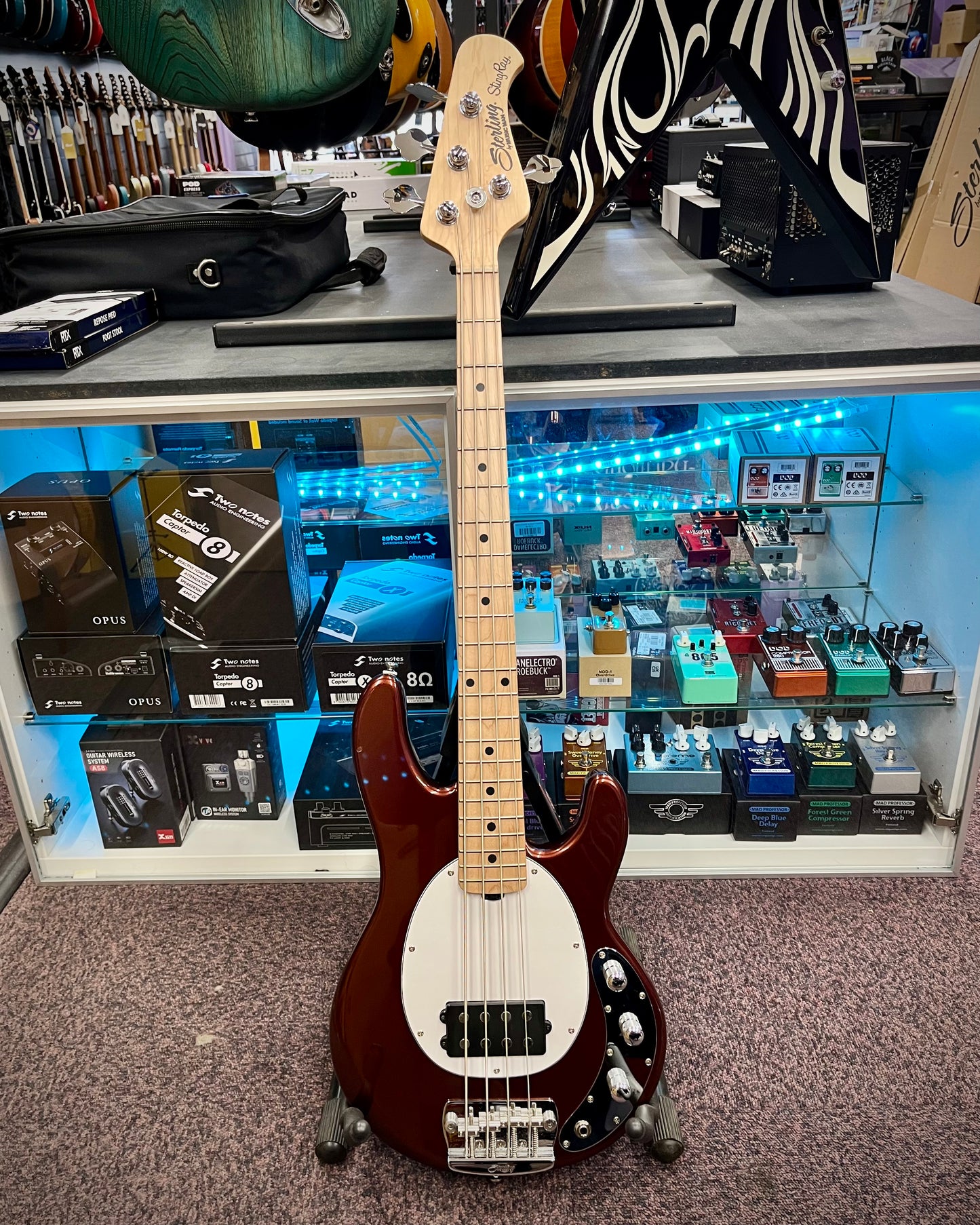 Sterling By MusicMan Short Scale Stingray - Dropped Copper (#SR48193)