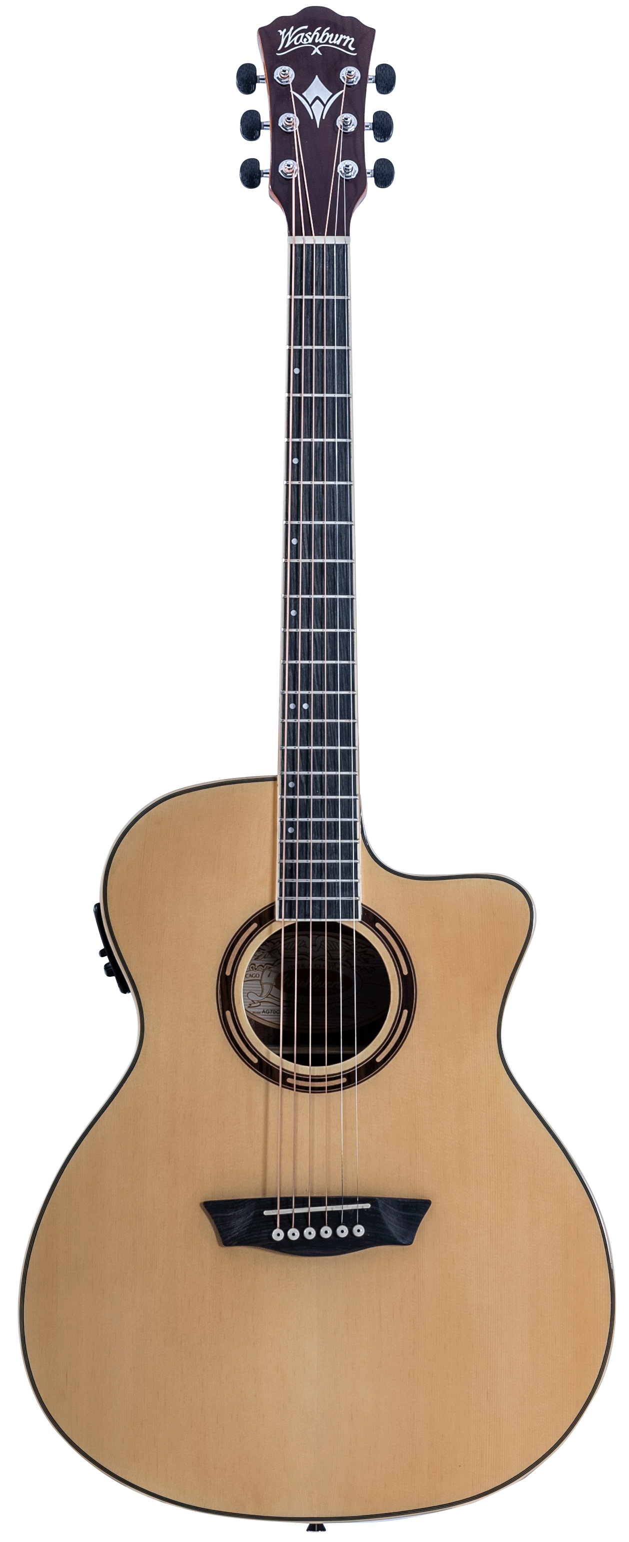 Washburn AG70CE Grand Auditorium - Natural