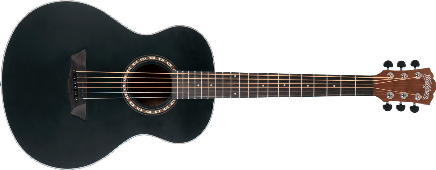 Washburn G-Mini 5 Apprentice Series 7/8 Size - Black Matte