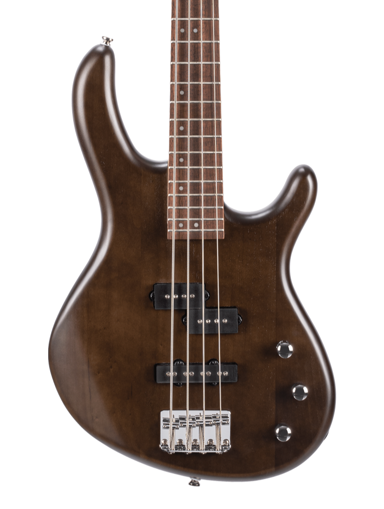 Cort Action Bass PJ - Open Pore Walnut