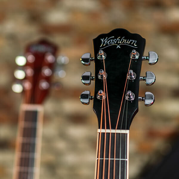 Washburn BURL ACE Deep Forest Grand Auditorium - Black Fade