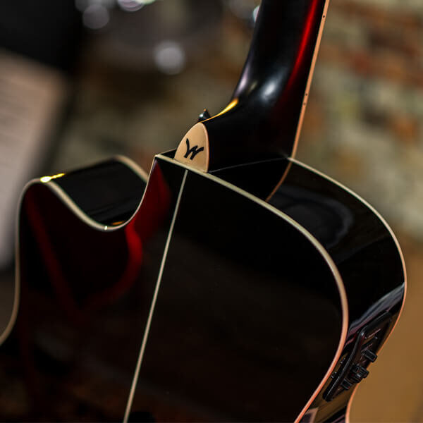 Washburn BURL ACE Deep Forest Grand Auditorium - Black Fade
