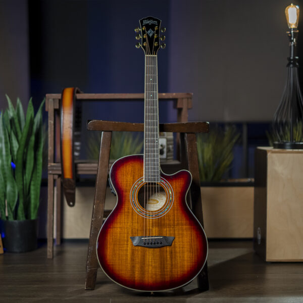 Washburn EA55G Festival Series Mini Jumbo Cutaway - Koa Burst