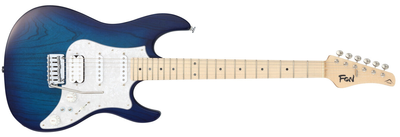 FGN Expert Odyssey EOS2-ASH-M - See-Thru Blue Burst