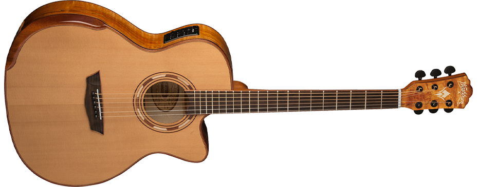Washburn G66SCE SPALT MAPLE - Grand Auditorium - Natural