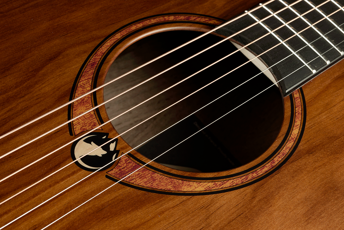 LAG Sauvage Dreadnought Cutaway Electro