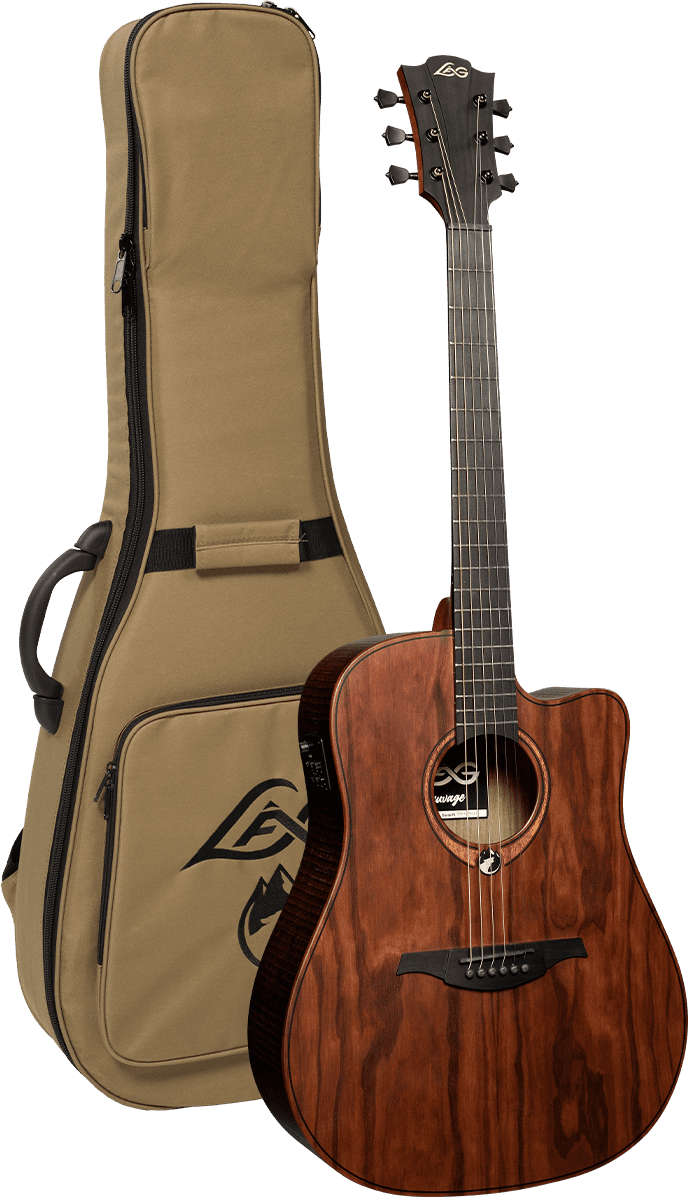 LAG Sauvage Dreadnought Cutaway Electro