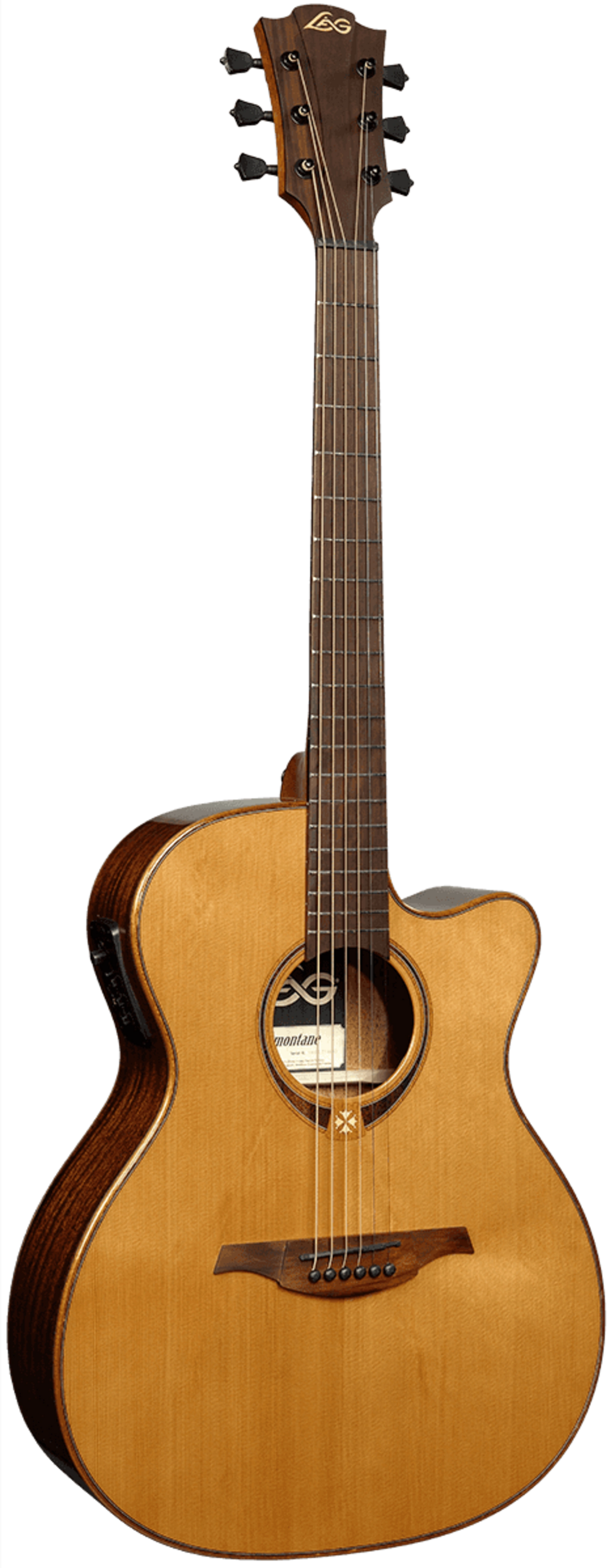 LAG T118ASCE Tramontane Auditorium Slim Cut Electro - Natural