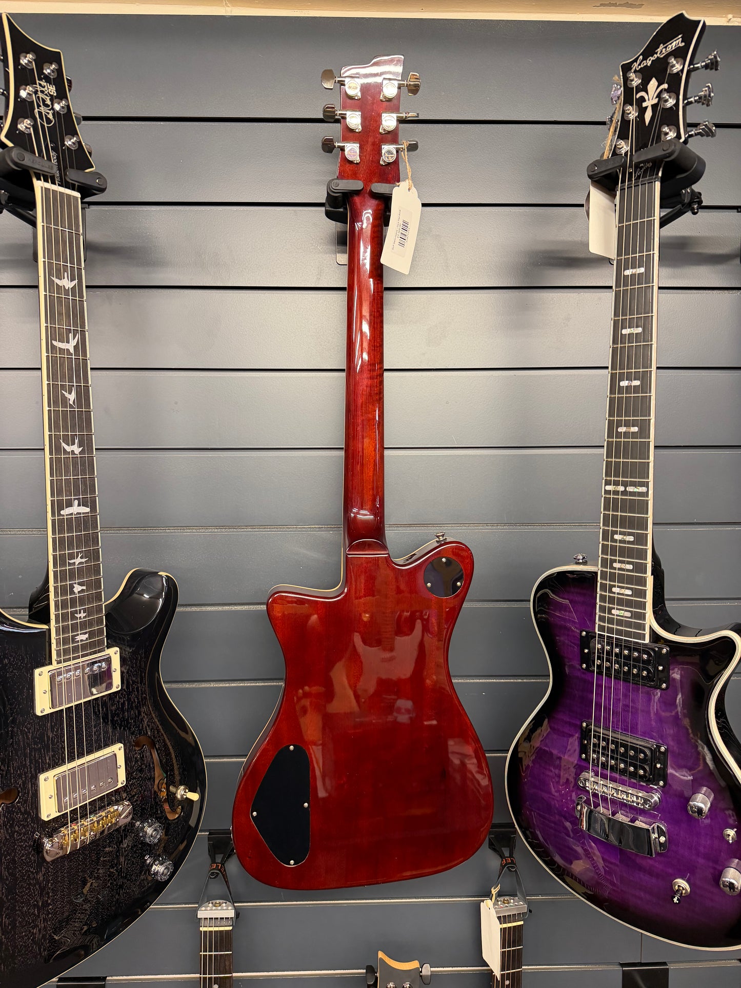 DLP Semi-Hollow - Dark Red Burst