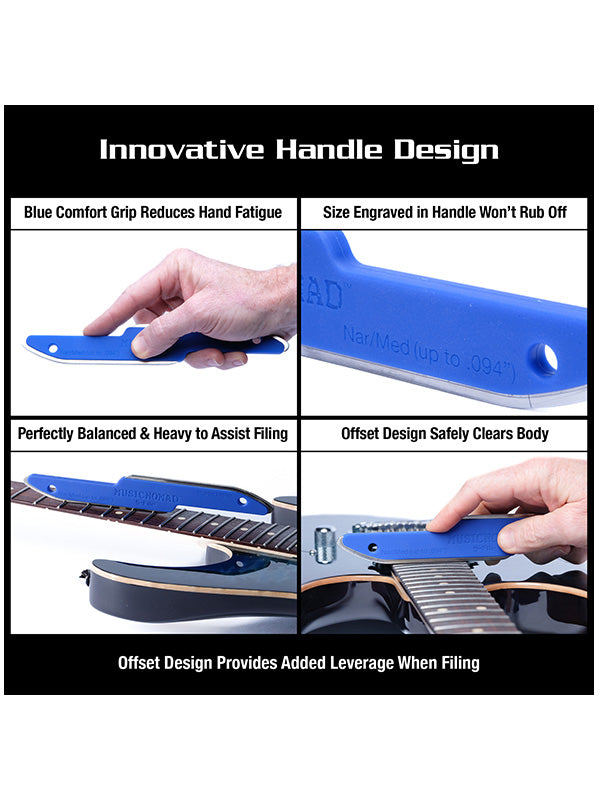 S File - Diamond Coated File for Fret Crowning