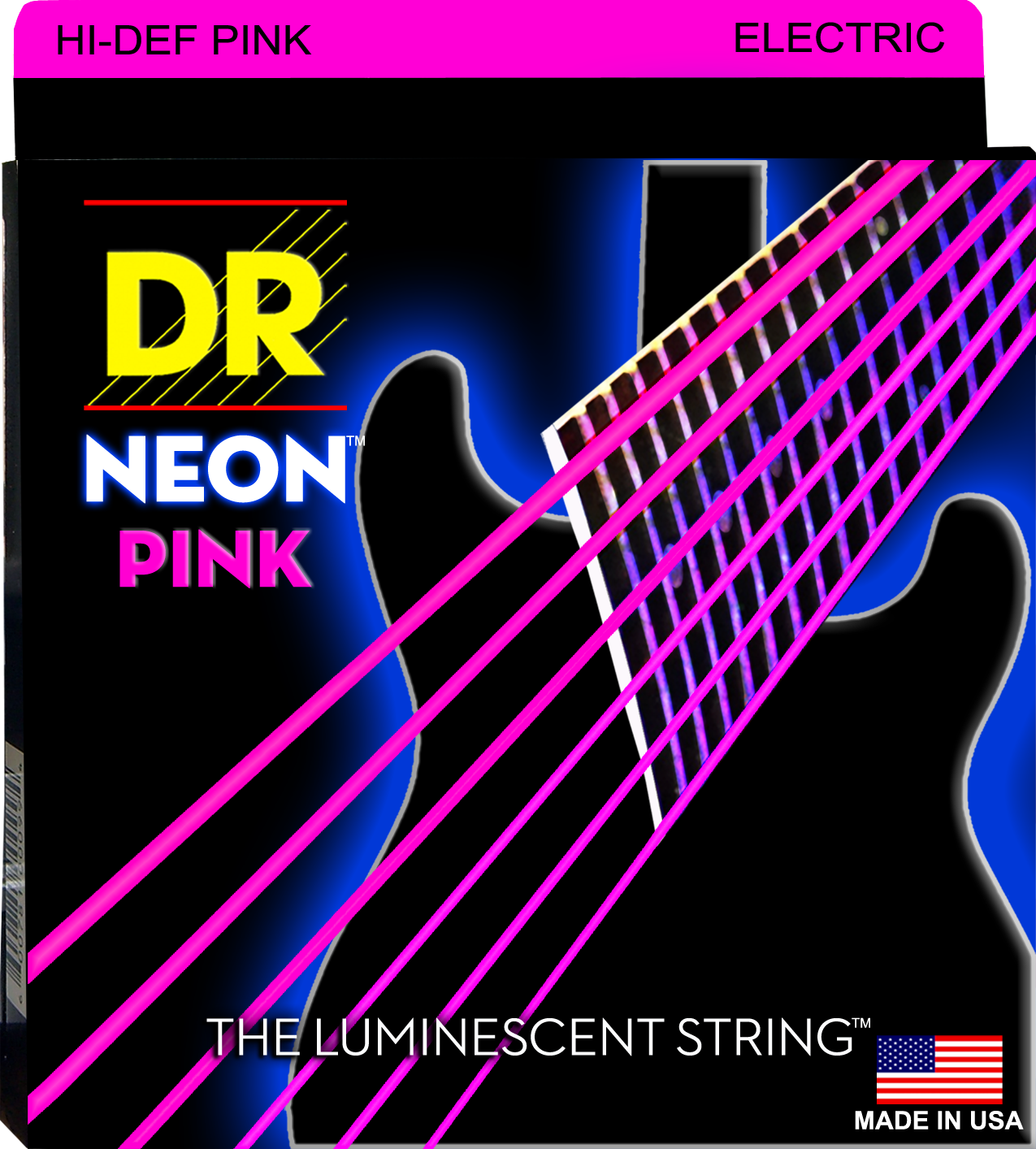 DR Neon Strings - Electric - 11-50 - Pink