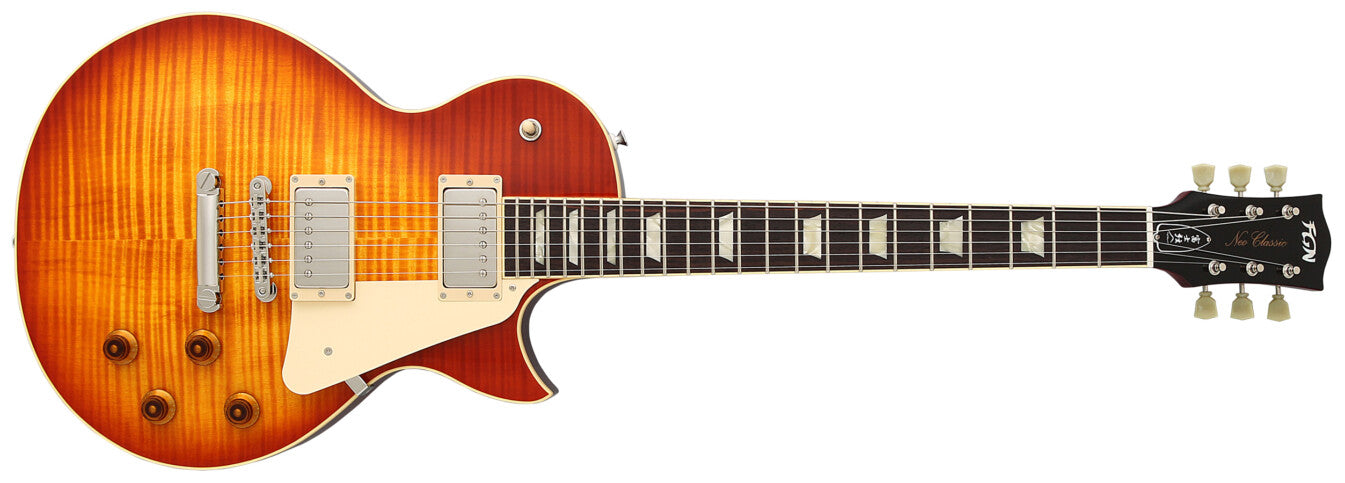 FGN Neo Classic Single Cut NLS-10R-FM - Faded Cherry Burst