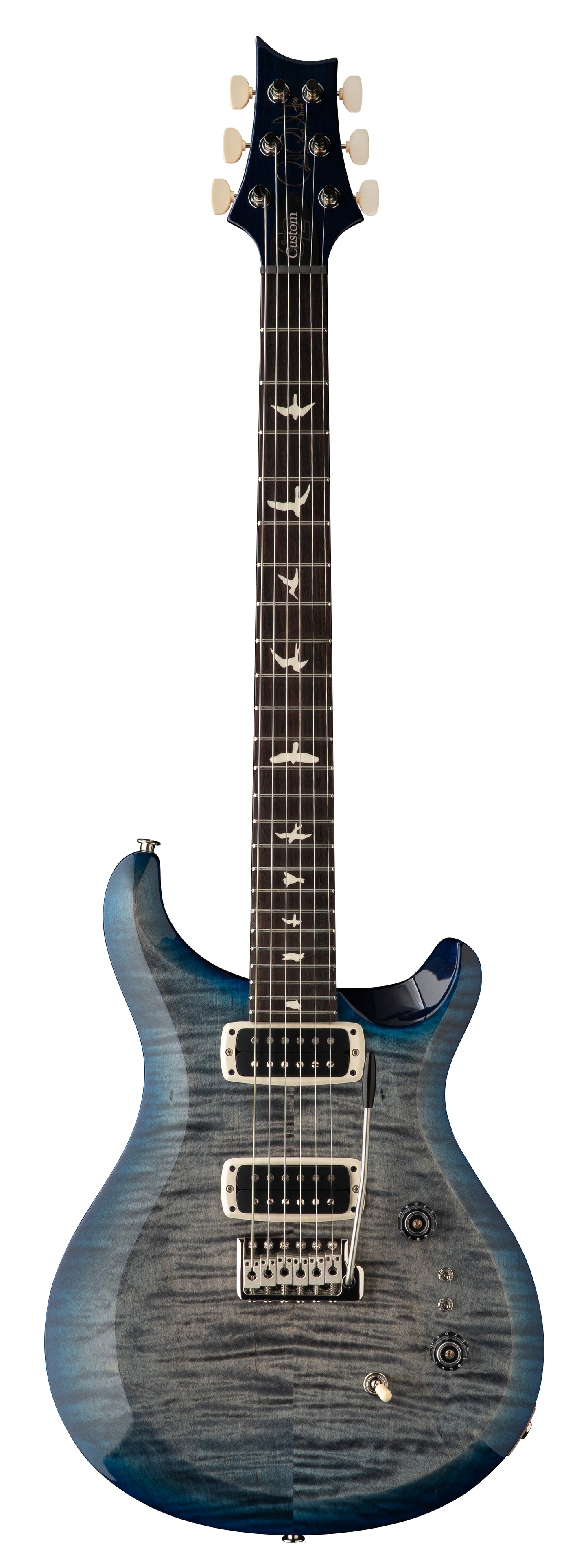 PRS S2 Custom 24-08 - Faded Gray Black Blue Burst
