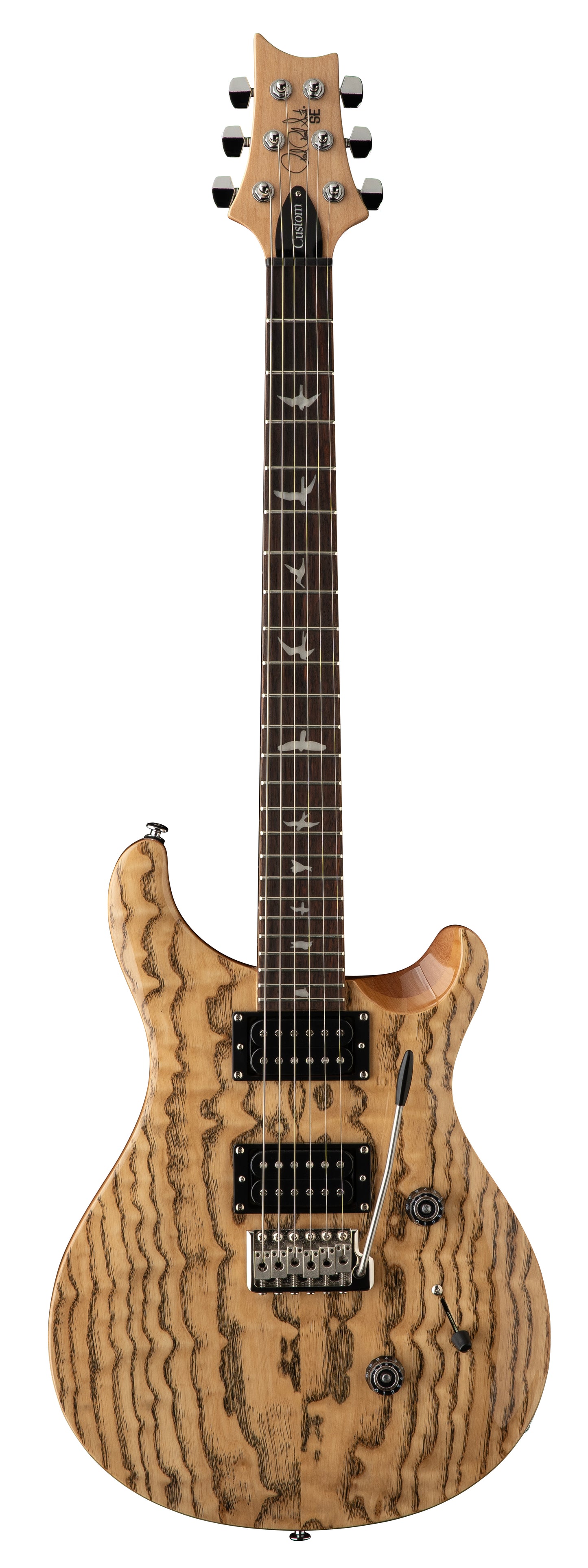 PRS SE Exotic Custom 24 Swamp Ash Burl - Natural