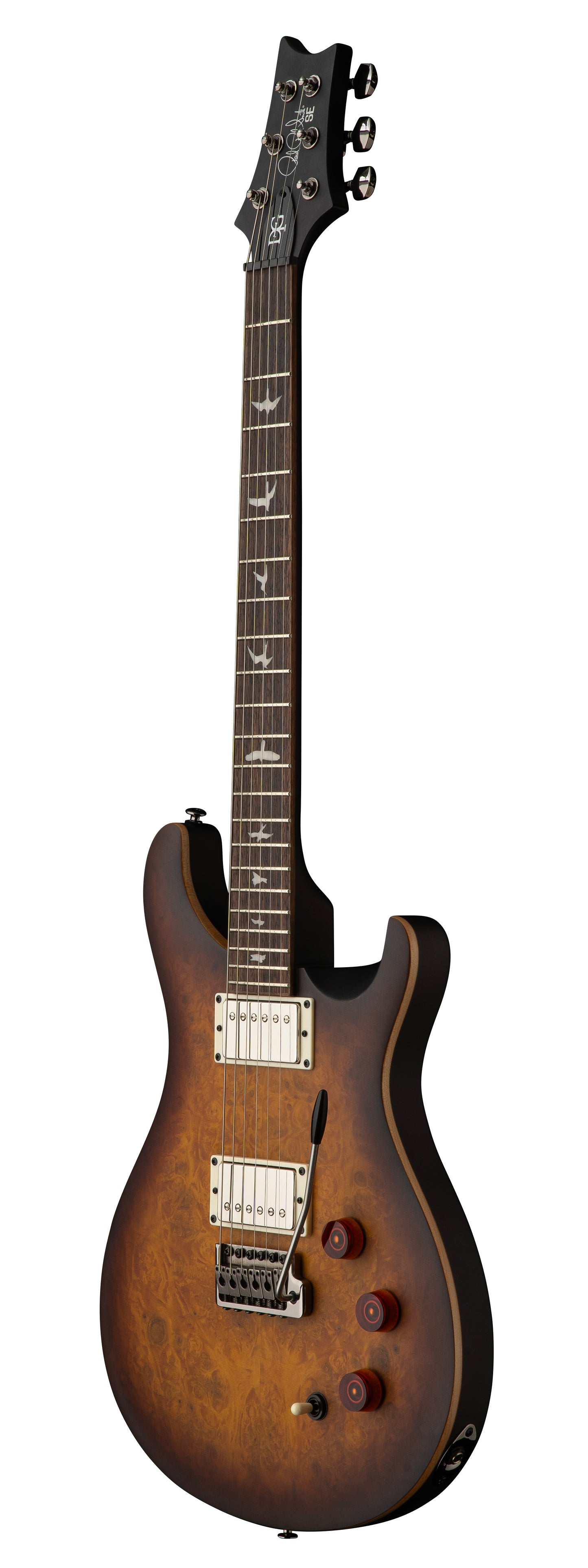 PRS SE Exotic DGT Laurel Burl - McCarty Tobacco Sunburst