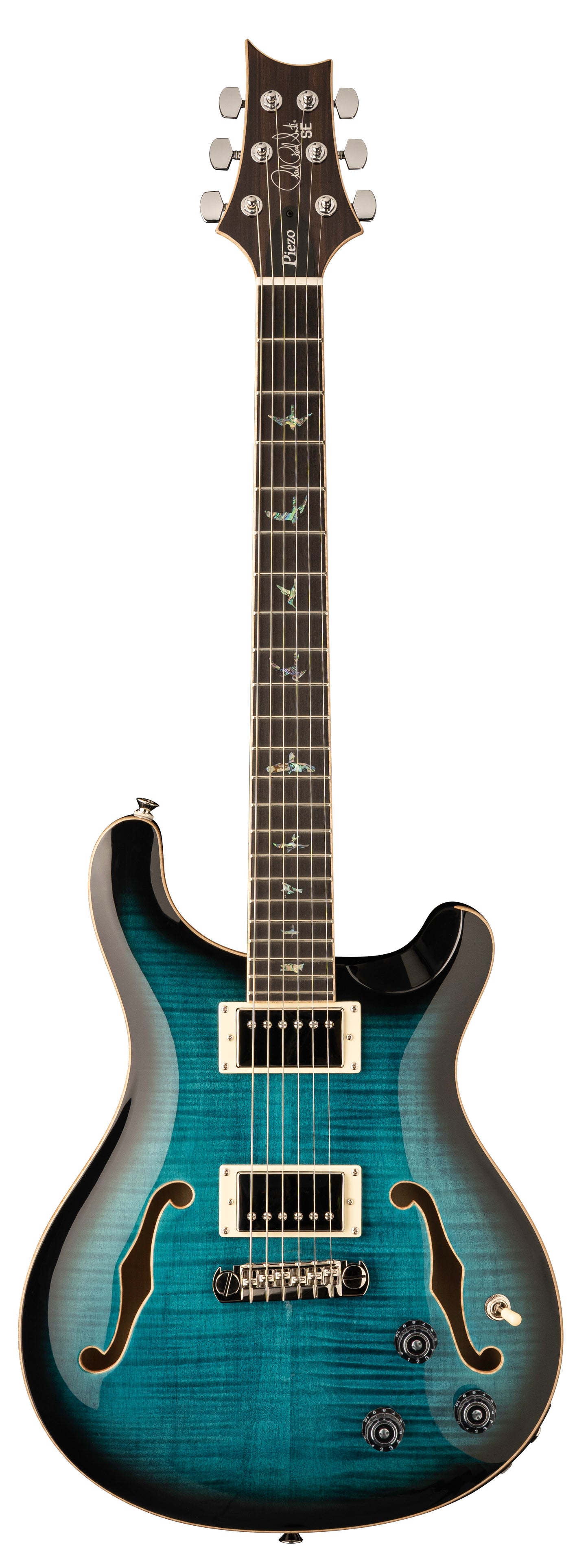 PRS SE Hollowbody II Piezo - Peacock Blue
