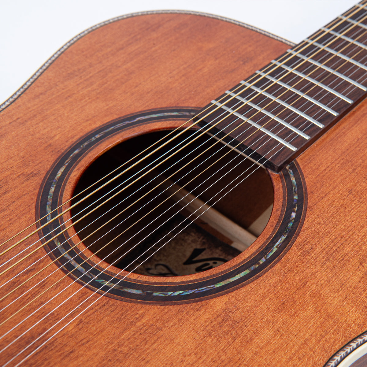 Vintage 'Fret Dancer' 12-String Acoustic Guitar ~ Aged Open Pore
