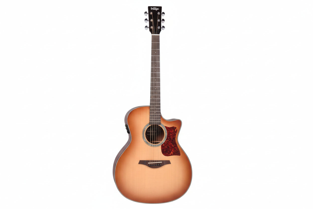 Vintage VGA990 Electro-Acoustic Sweetwater Guitar - Sunburst