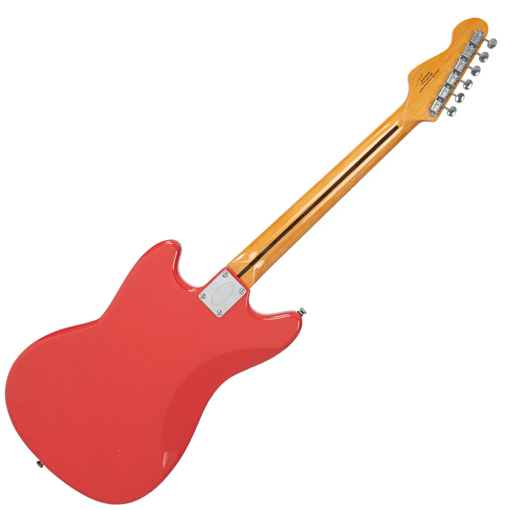 Vintage REVO Series 'Colt' HS Duo Electric Guitar - Firenza Red