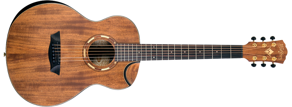 Washburn G-MINI 55 KOA - Mini/Travel - Natural