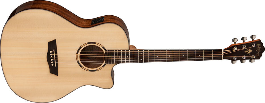 Washburn O10SCE Woodline 10 Series Orchestra Cutaway - Natural