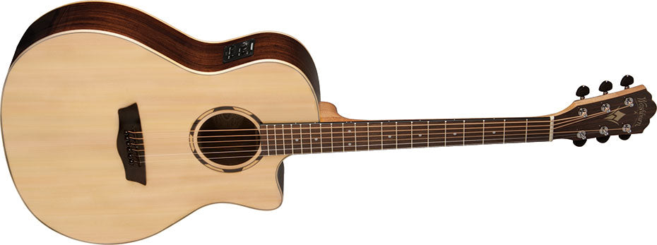 Washburn O20SCE Woodline 20 Series Orchestra Cutaway - Natural