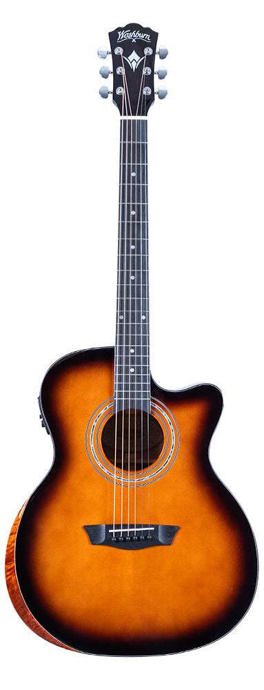 Washburn WCG10CE Comfort - Tobacco Sunburst
