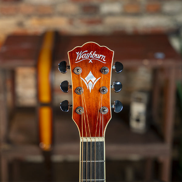 Washburn EA15 Festival Series Mini Jumbo Cutaway - Ice Tea Burst