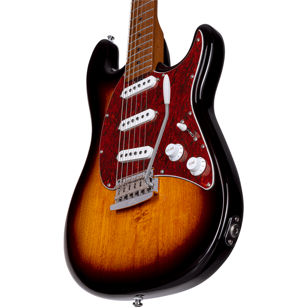 Sterling by Music Man Cutlass SSS - Vintage Sunburst (Maple Neck)