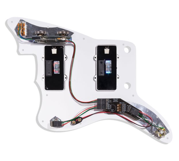 EMG Jmaster Pickguard System White
