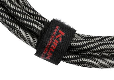 Kirlin Premium Wave Fabric Cable, Straight-Straight, Black - 10ft