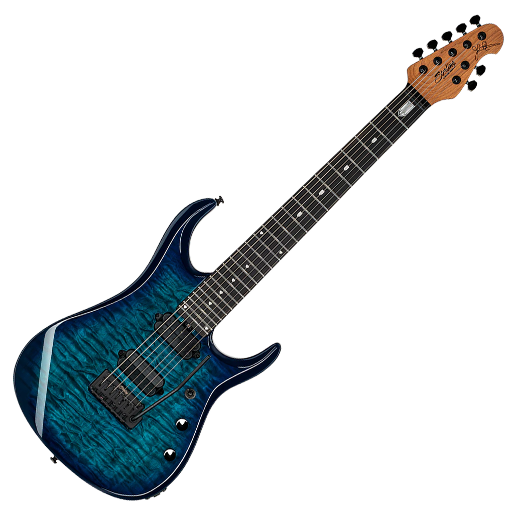 Sterling by Music Man JP15 7 Dimarzio - Cerulean Paradise
