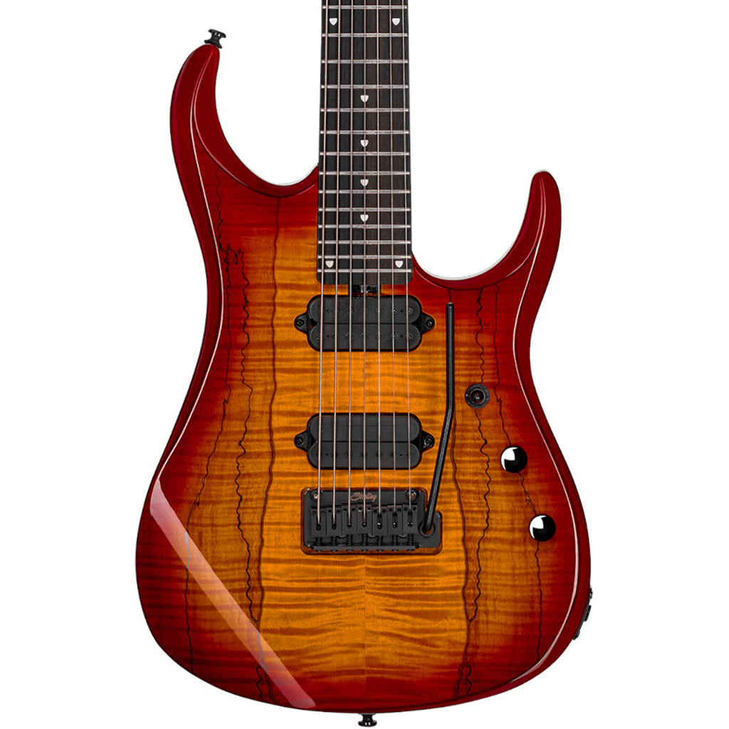 Sterling by Music Man JP15 7 Dimarzio - Blood Orange Burst