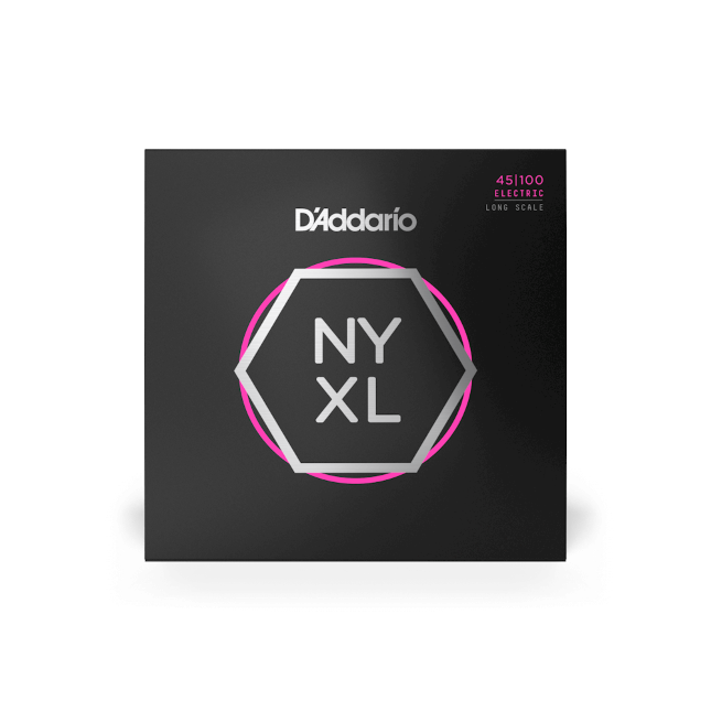 D'Addario NYXL Bass Strings, Regular Light, Long Scale 45-100