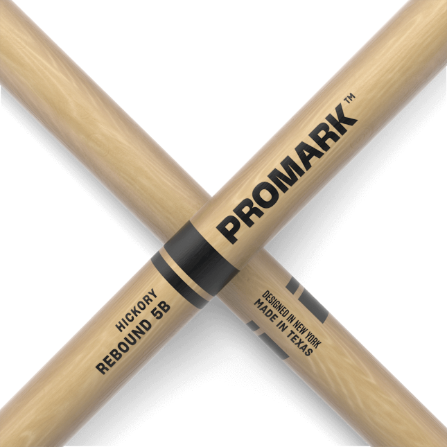 ProMark Rebound 5B Hickory Drumsticks - Acorn Wood Tip