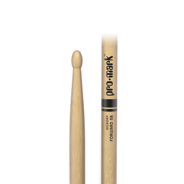ProMark Classic Forward 5B Hickory Drumstick - Oval Wood Tip