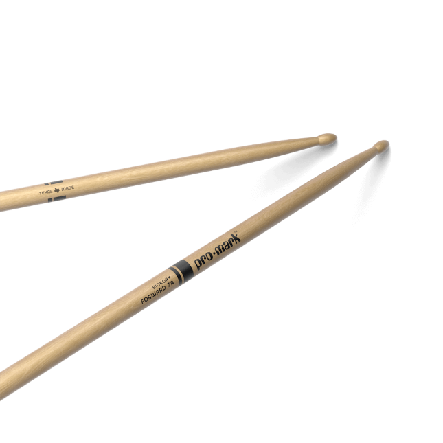 ProMark Classic Forward 7A Hickory Drumstick - Oval Wood Tip