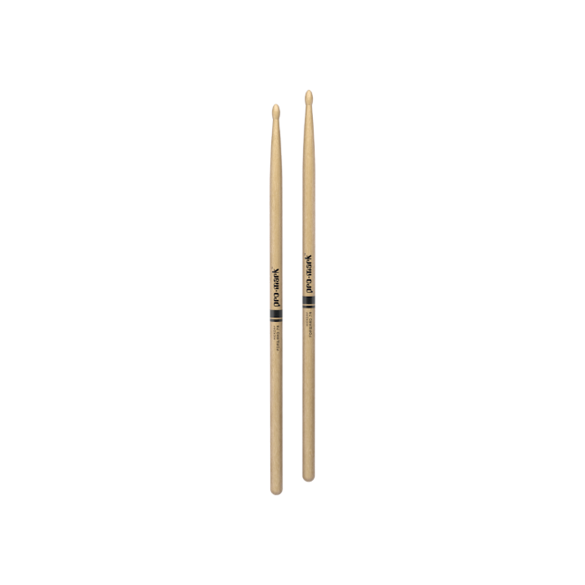 ProMark Classic Forward 7A Hickory Drumstick - Oval Wood Tip