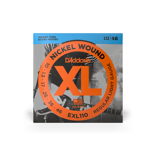 D'Addario EXL110 10-46 Nickel Wound Electric Guitar Strings