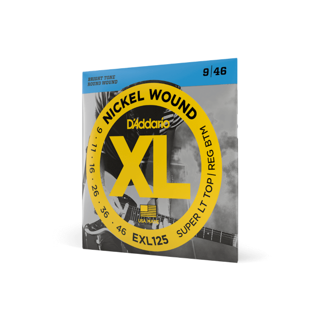 D'Addario EXL125 9-46 Nickel Wound Electric Guitar Strings