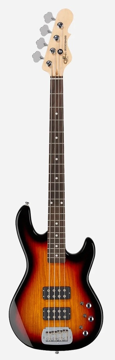 G&L Tribute Series L-2000 Rosewood - 3-Tone Sunburst