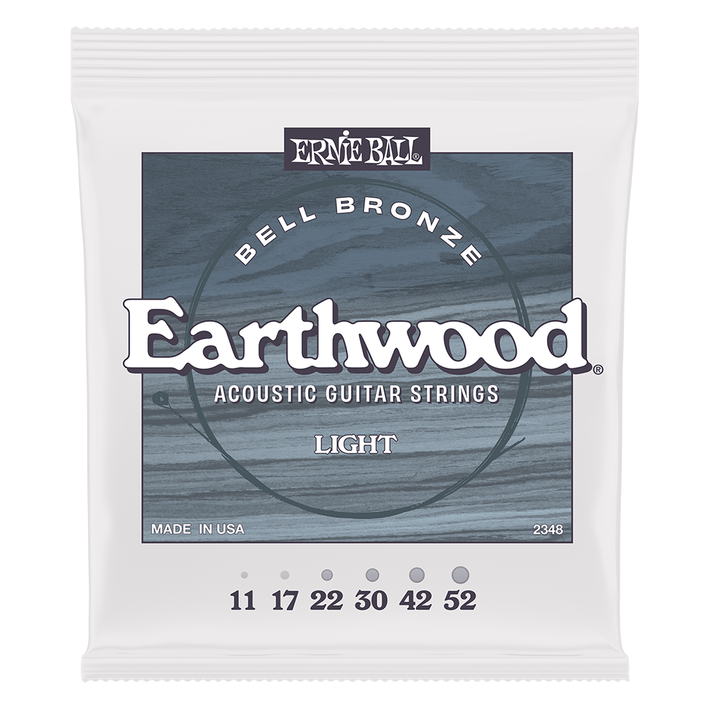 Ernie Ball Earthwood Bell Bronze Acoustic Guitar Strings - Light 11-52
